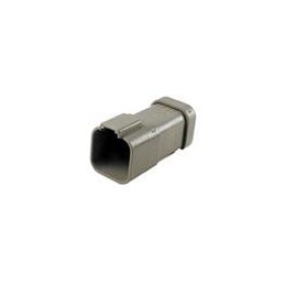 10 pcs : DT04-6P-E003 - Automotive Connectors 6P RCPT, E003 MOD Grey
