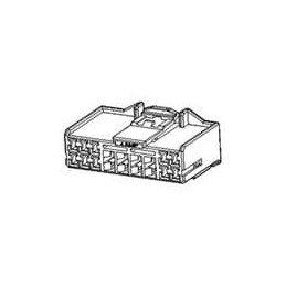10 pcs : 368454-1 - Automotive Connectors 090/250 HYB 16P PLUG ASS'Y