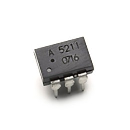 50 pcs - Broadcom ASSR-5211 Series Solid State Relay, 0.4 A Load, Surface Mount, 600 V Load, 0.8 V Control
