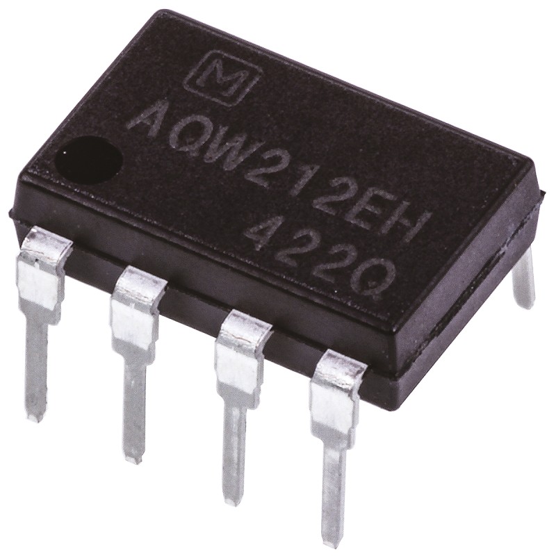 50 pcs - Panasonic Solid State Relay, 0.5 A Load, PCB Mount, 60 V Load, 1.5 V Control