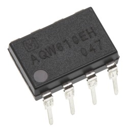 50 pcs - Panasonic Solid State Relay, 0.12 A Load, PCB Mount, 350 V Load, 5 V dc Control