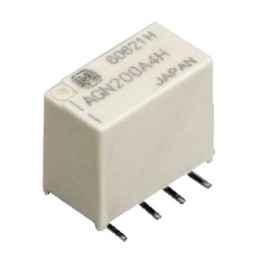50 pcs - Panasonic Surface Mount Latching Relay, 4.5V dc Coil, DPDT