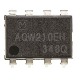 50 pcs - Panasonic Solid State Relay, 0.12 A Load, PCB Mount, 350 V Load, 1.5 V Control