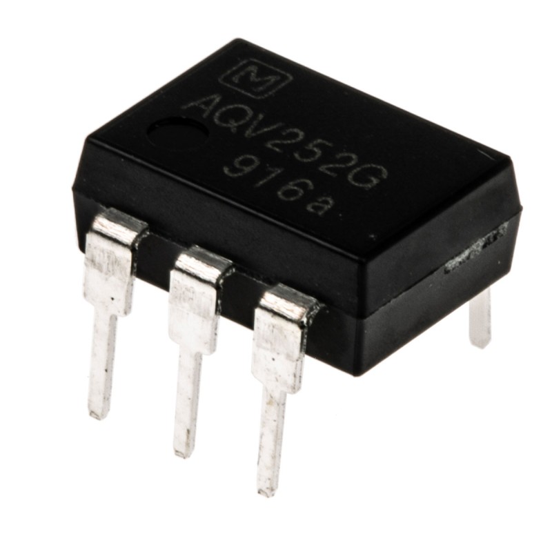 50 pcs - Panasonic Solid State Relay, 2.5 A Load, PCB Mount, 60 V Load, 5 V dc Control