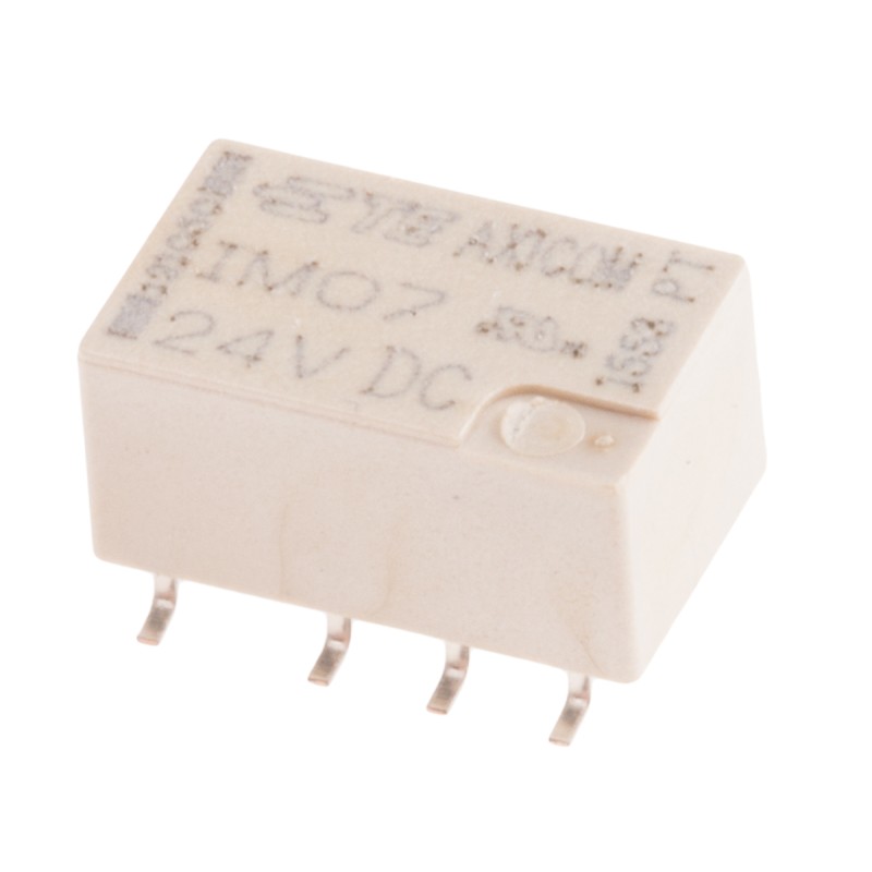 1000 pcs - TE Connectivity Surface Mount Signal Relay, 24V dc Coil, 2A Switching Current, DPDT