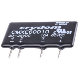 10 pcs - Sensata / Crydom CMX Series Solid State Relay, 10 A Load, PCB Mount, 60 V dc Load, 28 V dc Control