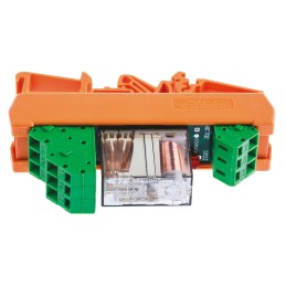 2 pcs - TE Connectivity DIN Rail Force Guided Relay, 24V dc Coil Voltage, 2 Pole, DPDT