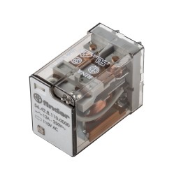 25 pcs - Finder PCB Mount Power Relay, 110V ac Coil, 12A Switching Current, DPDT