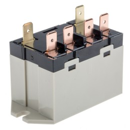 25 pcs - Omron Panel Mount Power Relay, 24V ac Coil, 25A Switching Current, DPST