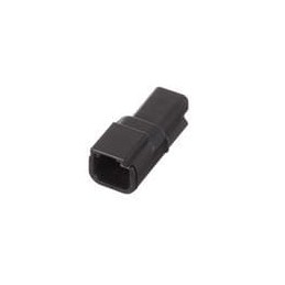 10 pcs : DTMH04-2PD - Automotive Connectors REC, 2P, BLK, N, HI TEMP, D