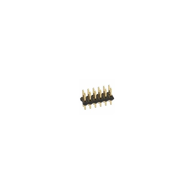 10 pcs : M22-2520605 - Headers & Wire Housings 6+6 PIN DIL VERTICAL GOLD PIN HEADER