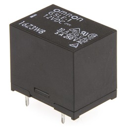 125 pcs - Omron PCB Mount Power Relay, 12V dc Coil, 10A Switching Current, SPDT