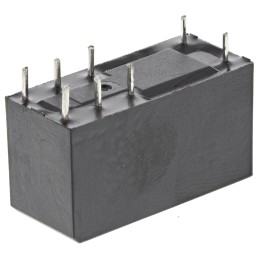 25 pcs - RS PRO PCB Mount Power Relay, 12V dc Coil, 8A Switching Current, DPDT