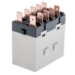 25 pcs - Omron Panel Mount Power Relay, 240V ac Coil, 25A Switching Current, 4PST-NO