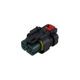 10 pcs : 776429-4 - Automotive Connectors AS 16 3P PLUG ASSY KEY 4