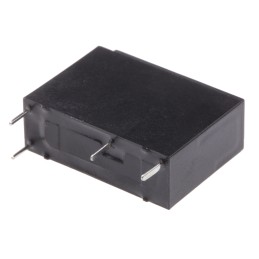 5 pcs - Omron PCB Mount Power Relay, 5V dc Coil, 5A Switching Current, SPST