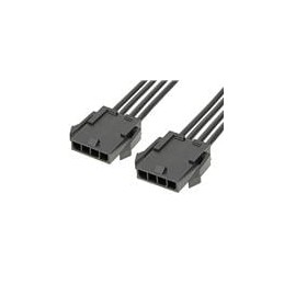 10 pcs : 214752-1041 - Rectangular Cable Assemblies Micro-Fit 3.0 SR P-P 4CKT 150 MM Sn