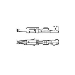 10 pcs : 963711-1 - Automotive Connectors MICRO TIM REC-CONT