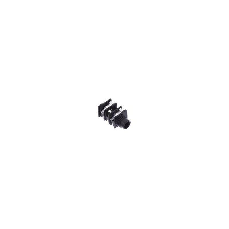 10 pcs : NRJ4HH-1 - Phone Connectors 1/4' JACK MONO SWICH SLIM-FULL THREAD NS