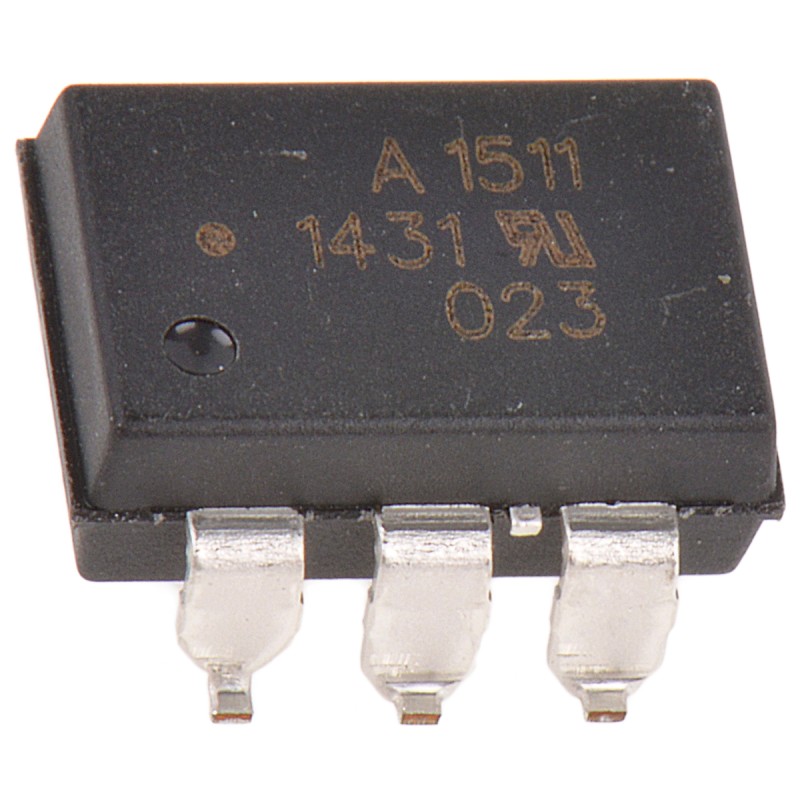 2 pcs - Broadcom ASSR-15XX Series Solid State Relay, 1 A Load, Surface Mount, 60 V Load, 0.8 V Control