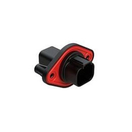 10 pcs : AT04-4P-PM11 - Automotive Connectors 4 Pin Rcpt Panel Mnt Self-Thread Black