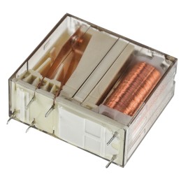 25 pcs - TE Connectivity PCB Mount Force Guided Relay, 24V dc Coil Voltage, 2 Pole, SP-NO/NC