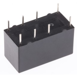 125 pcs - Omron PCB Mount Signal Relay, 3V dc Coil, 2A Switching Current, DPDT