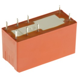25 pcs - TE Connectivity PCB Mount Power Relay, 115V ac Coil, 8A Switching Current, DPDT