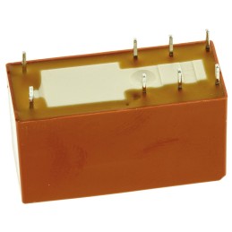 1 pcs - TE Connectivity PCB Mount Latching Power Relay, 24V dc Coil, 8A Switching Current, DPDT