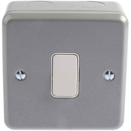 1 pcs - MK Electric Metal Clad Switch, 2 Way, 1 Gang, K53