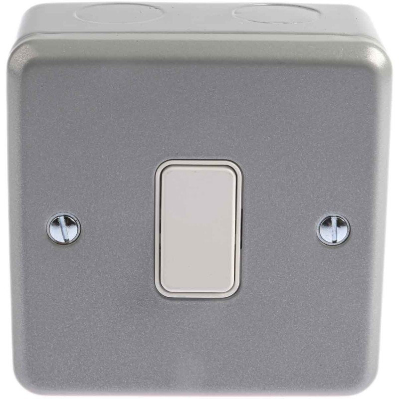 1 pcs - MK Electric Metal Clad Switch, 2 Way, 1 Gang, K53