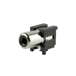 10 pcs : RCJ-051 - RCA Phono Connectors RCA jack, 1P, rt, through hole, BK