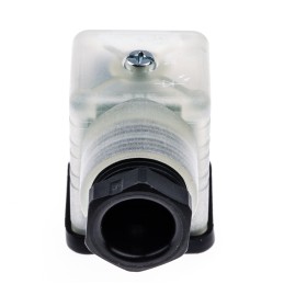 1 pcs - Hirschmann GDML 2P+E DIN 43650 A, Female Solenoid Valve Connector, with Indicator Light, 24 V ac/dc Voltage