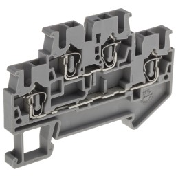 1 pcs - RS PRO Grey Double Level Terminal Block, 2.5mm², Double-Level