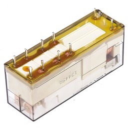 25 pcs - TE Connectivity PCB Mount Force Guided Relay, 24V dc Coil Voltage, 4 Pole, 3PST, SPST