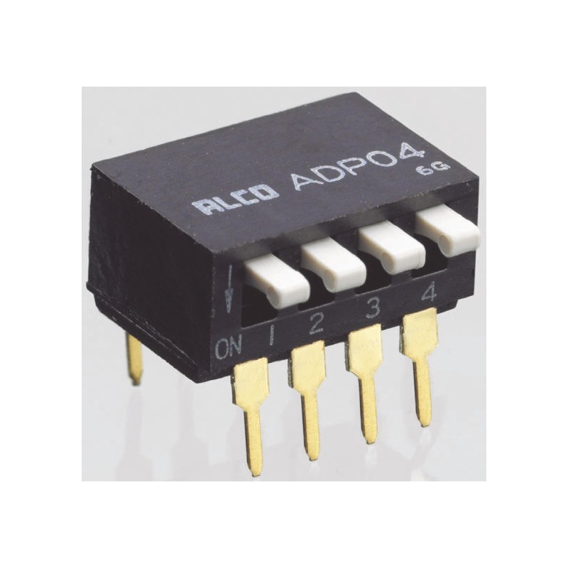 1 pcs - TE Connectivity 6 Way Surface Mount DIP Switch SPST, Piano Actuator