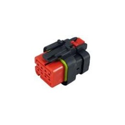10 pcs : 776494-1 - Automotive Connectors PLUG ASSY 8P 14-18 RED