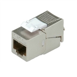 1 pcs - Roline RJ45 Keystone Jack Series Female RJ45 Connector, Keystone Mount, Cat6a