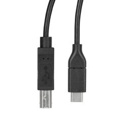 1 pcs - StarTech.com USB 2.0 Cable, Male USB C to Male USB B Cable, 0.5m