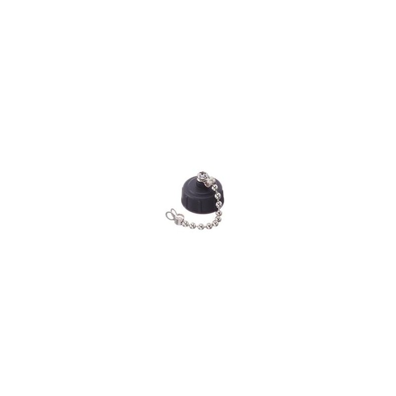 10 pcs : CAP-WABMSPB1 - Standard Circular Connector Mini USB B Cap Screw with Metal Chain
