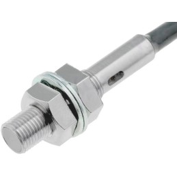 1 pcs - Omron Inductive Barrel-Style Proximity Sensor, M12 x 1, 5 mm Detection, 24 - 240 V ac, IP67