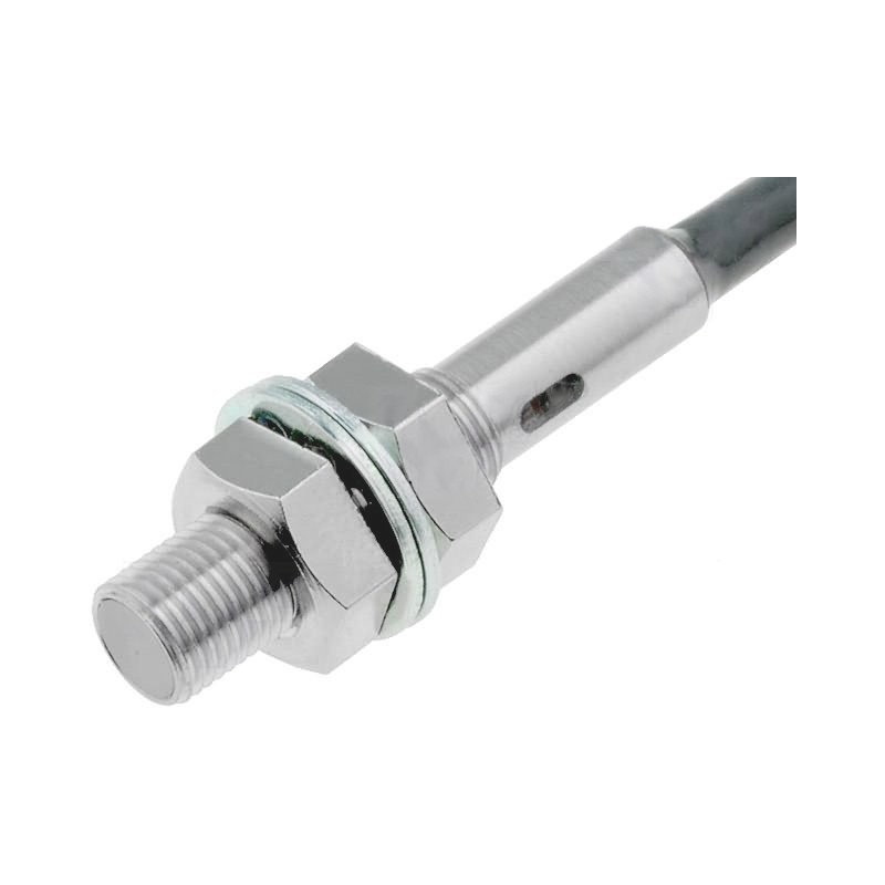 1 pcs - Omron Inductive Barrel-Style Proximity Sensor, M12 x 1, 5 mm Detection, 24 - 240 V ac, IP67