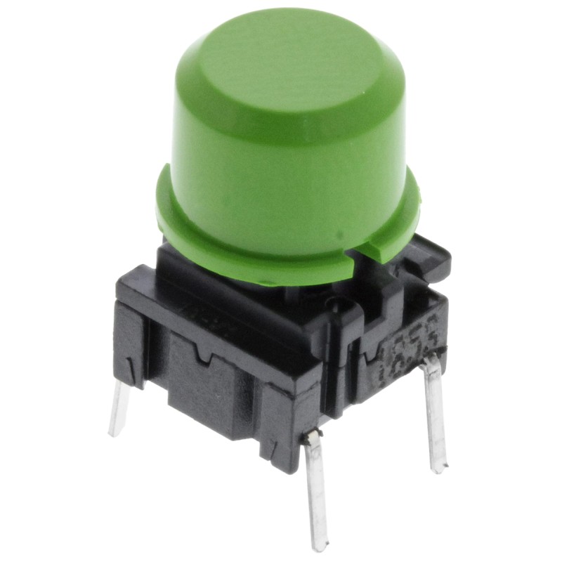 1 pcs - IP67 Green Tact Switch, SPST 50 mA @ 24 V dc