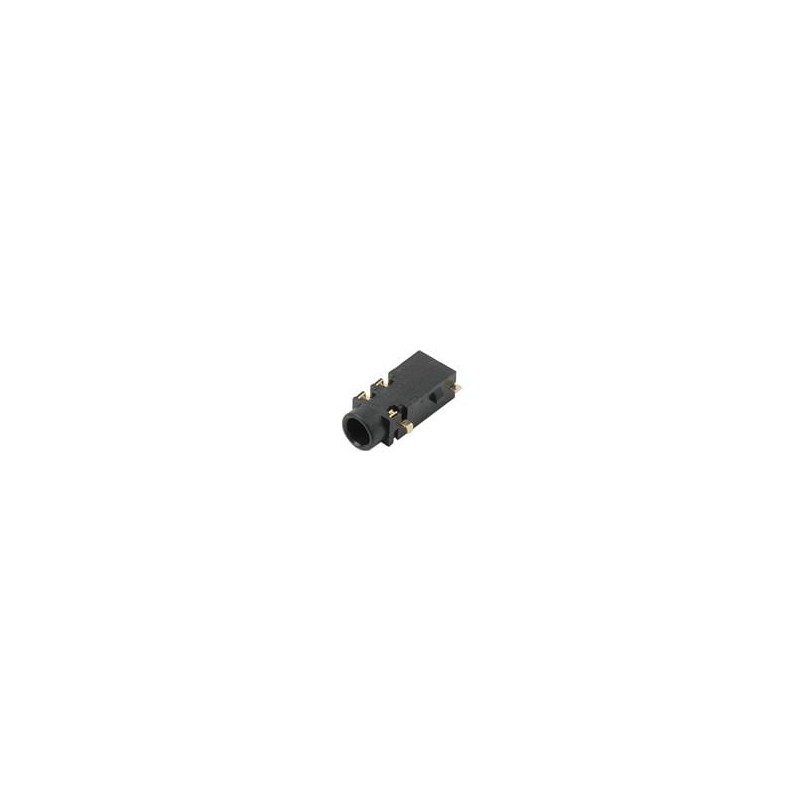 10 pcs : SJ-3501-SMT-TR - Phone Connectors audio jack, 3.5 mm, rt, stereo, mid mount SMT, 0 switches, T&R package