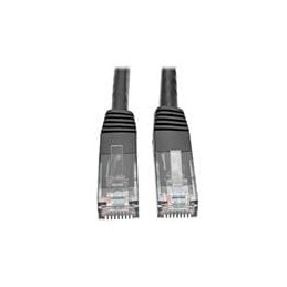 10 pcs : N200-001-BK - Ethernet Cables / Networking Cables Cat6 GB Molded Patch Cable Black, 1 ft.