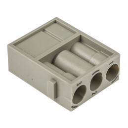 1 pcs - HARTING Heavy Duty Power Connector Module, 40A, Male, Han-Modular Series, 3 Contacts