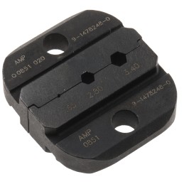 1 pcs - TE Connectivity Crimping Die Set, BNC, MCX, SMB, SMC, Coaxial Type RG174, RG178, RG188, RG196, RG316