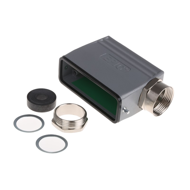 1 pcs - Epic Contact H-A Heavy Duty Power Connector Hood, 16 Contacts, PG21 Thread