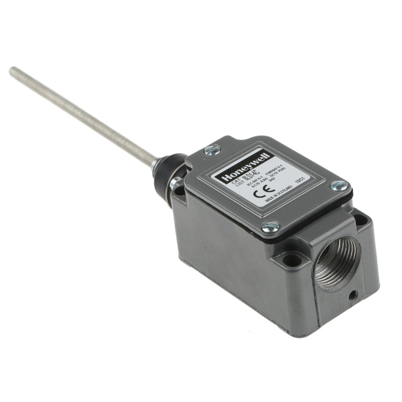 1 pcs - Honeywell LS Series Plunger Limit Switch, NO/NC, IP67, SPDT, Die Cast Zinc Housing, 480V ac Max, 10A Max