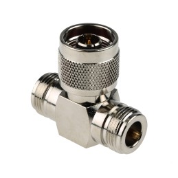 1 pcs - RS PRO Tee 50Ω RF Adapter N Plug to N Socket 11GHz